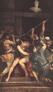 Cristo coronado de espinas Tiziano Tiziano Pinturas al óleo